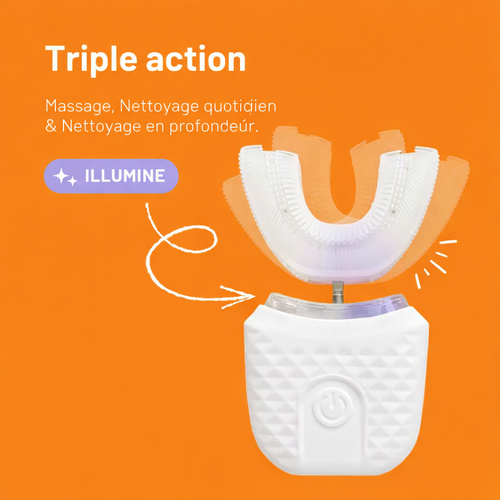 U-Sonic Smart 360° Toothbrush - Brosse à dents électrique ultrasonique automatique