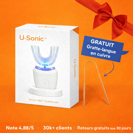 U-Sonic Smart 360° Toothbrush - Brosse à dents électrique ultrasonique automatique